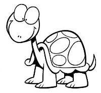 coloriage tortue